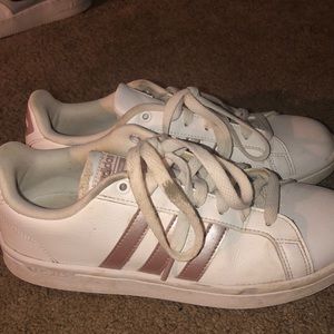 Pink adidas shoes size 8